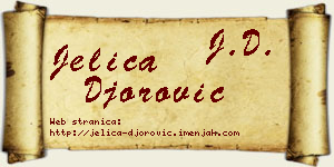 Jelica Đorović vizit kartica